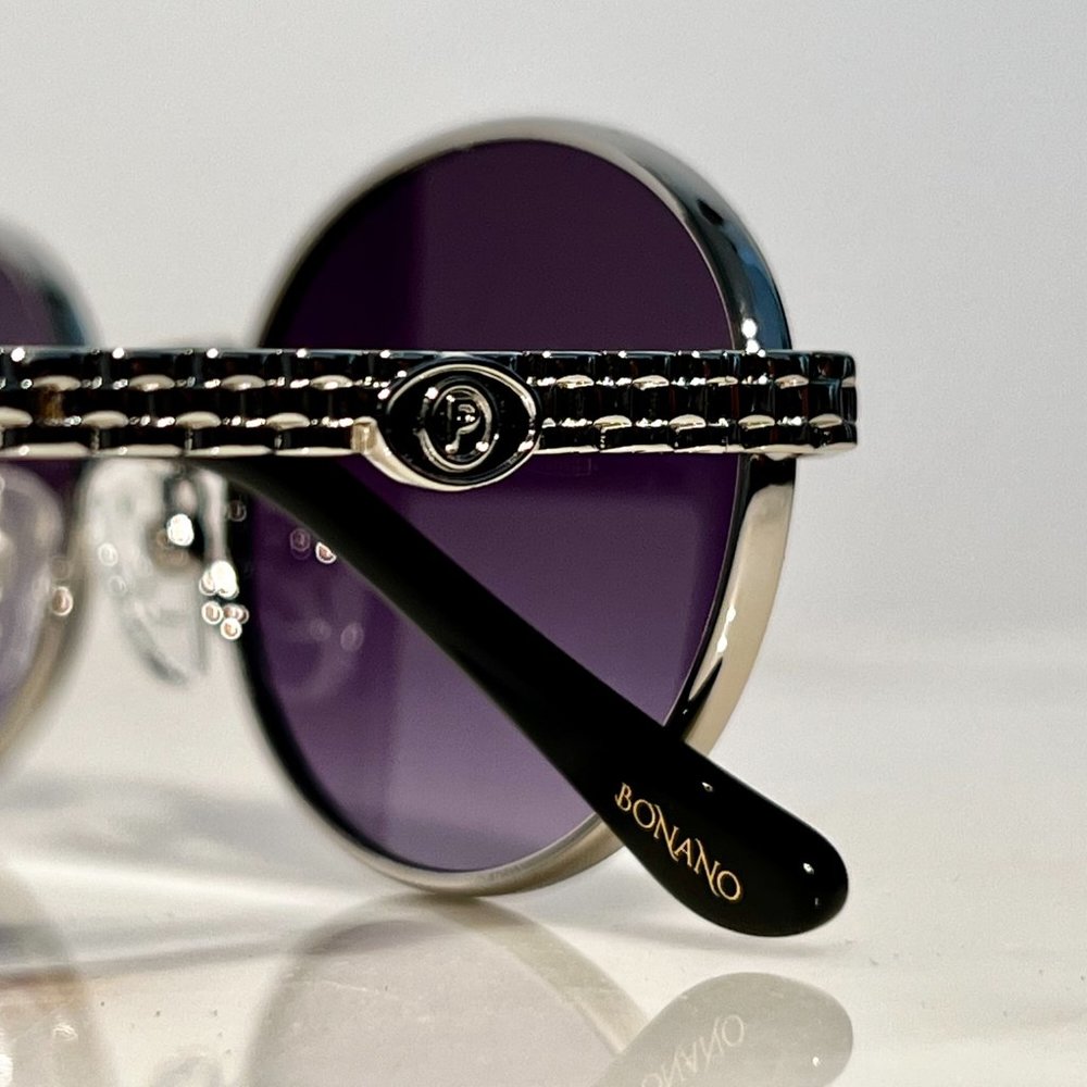 Bonano Portofino Jubilee silver Frames Sunglasses Glasses Vintage Design… - Picture 4 of 8